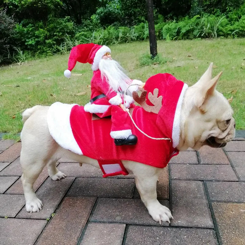 Fun Christmas clothes Santa Claus For  Dog